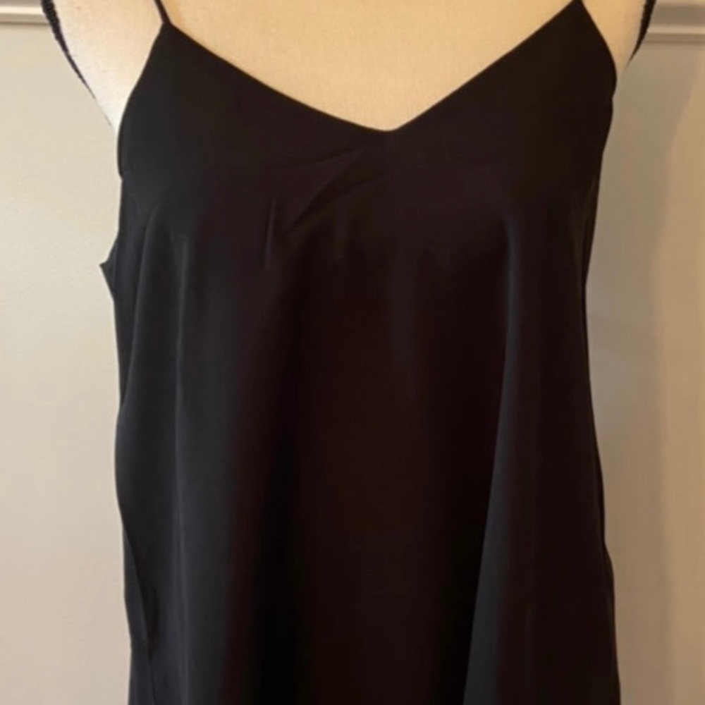 Lined camisole in black